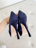 DOLCE VITA Suede Navy Platform Stiletto Heels 7.5