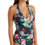 La Blanca Two Piece Jungle Print Tank Bikini Set 16