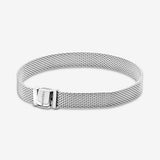 Pandora Reflexion Mesh Bracelet 6.3" Silver