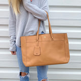 Tory Burch Robinson Cardamon Parker Large Tote