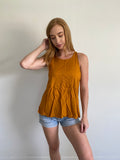 Express Pumpkin Tank Top Medium