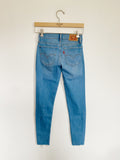 Levi's 710 Super Skinny Raw Hem Jeans 25