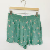 American Eagle Floral Cotton Shorts NWT Large