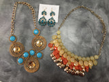 Orange Statement Necklace