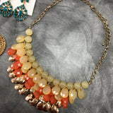 Orange Statement Necklace