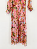 Sky Zone Exchange Floral Maxi Dress Small