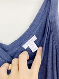 KENAR Navy Midi Dress Medium