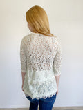 Young Essence Lace Knit Cardigan Large