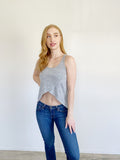 Express One Eleven High Low Cropped Tank XS