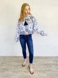 Pink Floyd Tie Dye Cropped Hoodie NWT XL