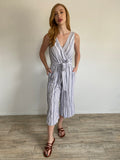 GAP Pinstripe Linen Jumper NWT XS
