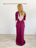 RACHEL ZOE Formal Boysenberry Gown Maxi Dress NWT 8