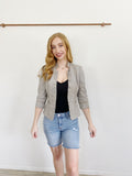 White House Black Market Ruffle Blazer Jacket 4