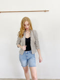 White House Black Market Ruffle Blazer Jacket 4