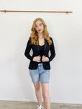 Forever 21 Black Sleek Blazer size 4