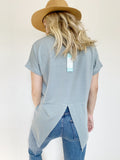 Shore Brand Sage Split Tale Tee NWT XS