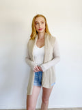 Boutique Brand Cream Sweater Cardigan One Size