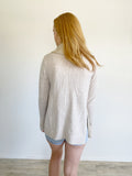 Boutique Brand Cream Sweater Cardigan One Size