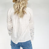 Abercrombie & Fitch Embroidered Blouse XS