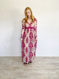 Altar'd State Long Sleeve Norrie Lace Maxi Dress M