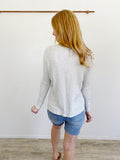 Velvet for Calypso St. Barth Silver Knit Sweater XS