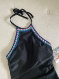 Seekers One Piece Crochet Swimsuit New with tags