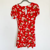 Forever 21 Daisy Red Sundress Small