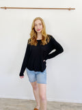 OLD NAVY Cozy Comfort Black Knit Sweater XL