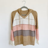 Boutique Knit Hoodie Pullover Medium