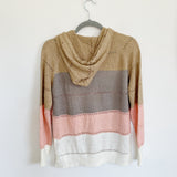 Boutique Knit Hoodie Pullover Medium