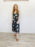 A New Day Floral Pleated Midi Dress Large