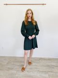 LOFT hunter green Long Sleeve Dress size 8