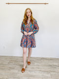 J. Crew Poplin Ratti Cotton Paisley A-line Dress Medium