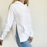 Victoria's Secret White Hoodie Sweatshirt XS