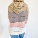 Boutique Knit Hoodie Pullover Medium