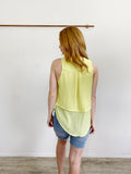 Anthropologie MAEVE Neon Tank Top size 4