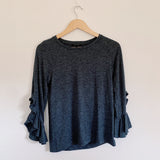 Banana Republic Cotton Ruffle Sleeve Blouse XS