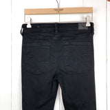 American Eagle Black Ripped Jeggings 8S