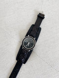 FOSSIL Black Leather Watch