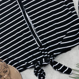 Striped Long-sleeve - M