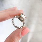 Pandora Mother Of Pearl Ring