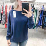 VINCE Boat-Neck Pullover Cashmere Sweater - Small