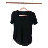 Lululemon Love Tee V Black Top 4