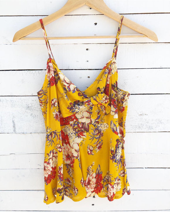 Summer Mustard Tank - S