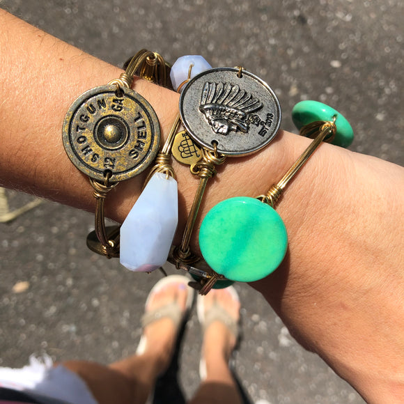 Shotgun Bourbon & Bowtie Bracelet