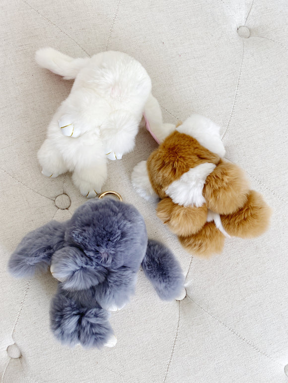 Rabbit Fur Key Chain Purse Accessories