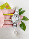 FOSSIL White & Silver Watch