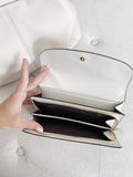 COACH Lexy Chain Pebble Leather Shoulder Bag + Wallet Set