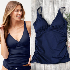 Tommy Bahamas Mare Navy Tankini Swim Top NWT Medium