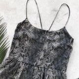 Snakeskin Dress - Medium